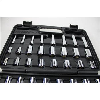 Pittsburgh Socket Set, Bolstered Screwdriver Set, ICON Pro Ratchet 3/8