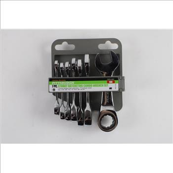 Pittsburgh Stubby Ratcheting Combo Wrench Set