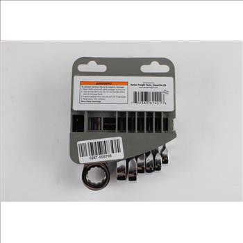 Pittsburgh Stubby Ratcheting Combo Wrench Set