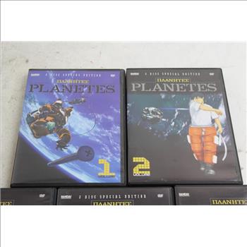 Planetes Anime Series DVDs; 5 Pieces