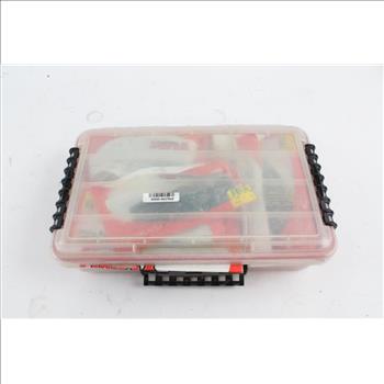 Plano Case With Yum PLastic Worms, 20+ Pieces