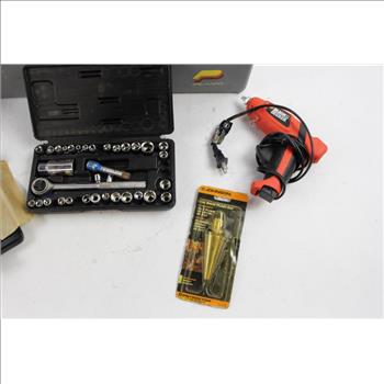 Plano Plastic Tool Box With Assorted Hardware