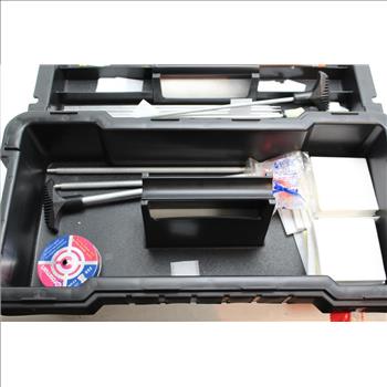 Plano Tactical Layered Box With Hoppe's Gun Cleaning Patches & More; 7+ Pieces