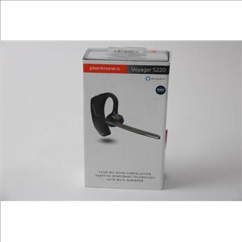 Plantronics Voyager 52250 Four-Mic Noise Cancellation Headset, Black