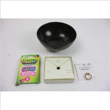 Plasma Ball, Crayons, And More Lot, 14 Pieces