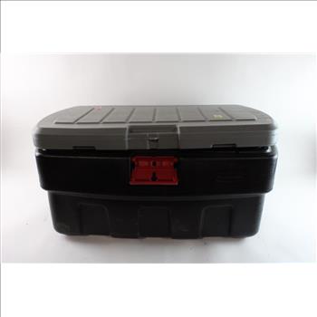 Plastic Chest With Assorted Tools & Equipment, 10+ Pieces