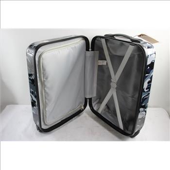 Plastic Cover Dinosaur Mini Rolling Suitcase