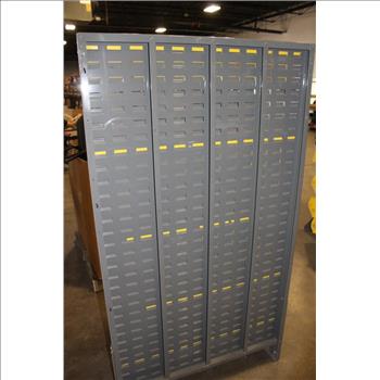 Plastic Stackable Bins With Metal Rack