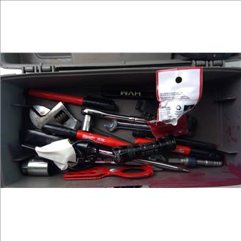 Plastic Tool Box With Tools, 10+ Pieces