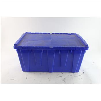 Plastic Tote With Assorted Tools & Equipment, 20+ Pieces