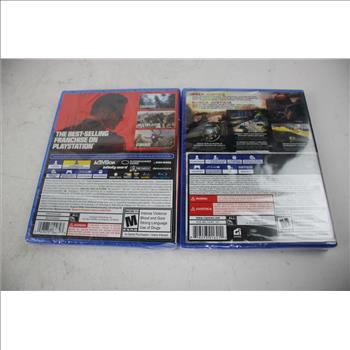 Plat Station 4 Games, 2 Pieces