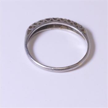 Platinum 2g Diamond Ring