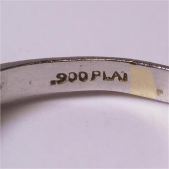 Platinum 2g Diamond Ring