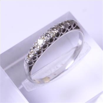 Platinum 2g Diamond Ring