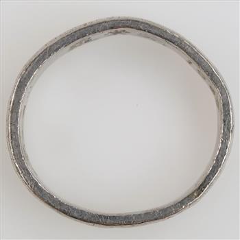 Platinum Carved Band