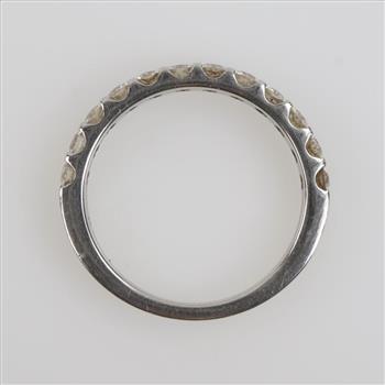 Platinum Diamond Band-Evaluated By Our Certified Gemologist-AGS/GIA