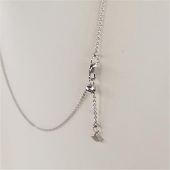 Platinum Diamond Butterfly Necklace
