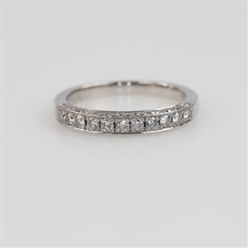 Platinum Diamond Wedding Band