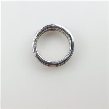 Platinum Ruby Diamond Band