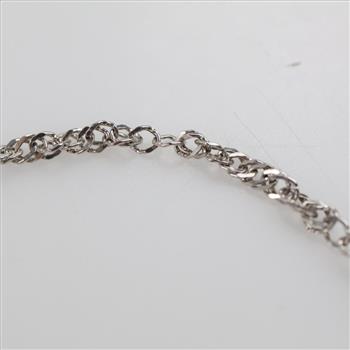 Platinum Singapore Chain Bracelet