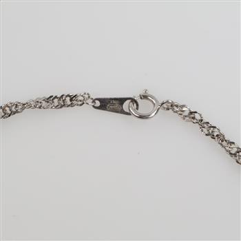 Platinum Singapore Chain Bracelet