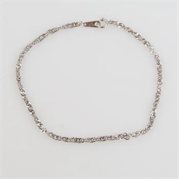 Platinum Singapore Chain Bracelet