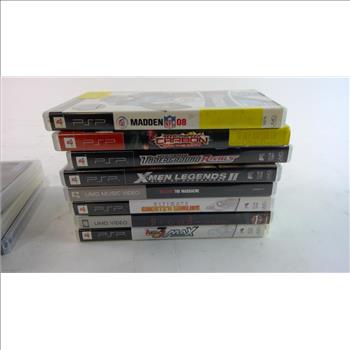 Playstatio Portable, Nintendo DS, And Playstation 3 Games, 8+ Pieces