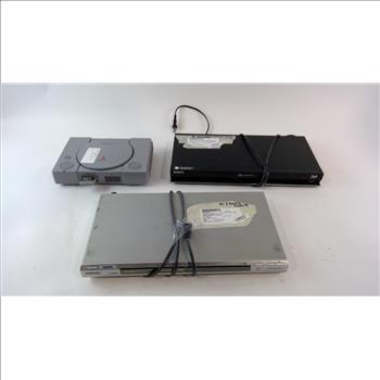 Playstation 1 And DVD Players, 3 Pieces