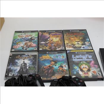 Playstation 2 Slim, Nintendo Gamecube Games, PS3 Batman Arkham Asylum: 5+ Items