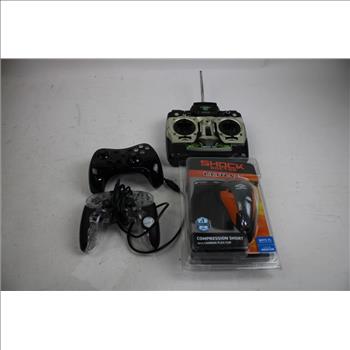 Playstation 3 Controllers, R/C Helicopter, Athletic Compression Short W/ Cup, 4 Pieces