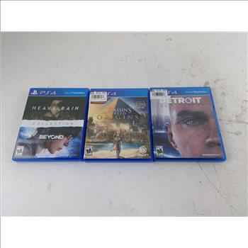 Playstation 4 Games 3 Pieces