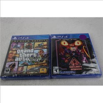 PlayStation 4 Games, 4 Pieces