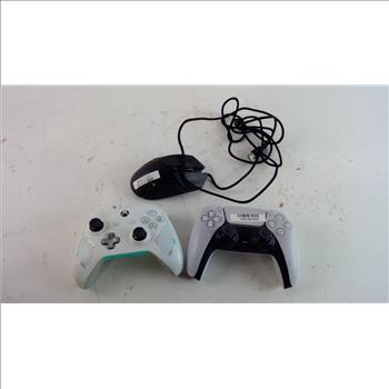 Playstation 5 Controller, Razer Mouse, And XBox One Controller,3 Pieces