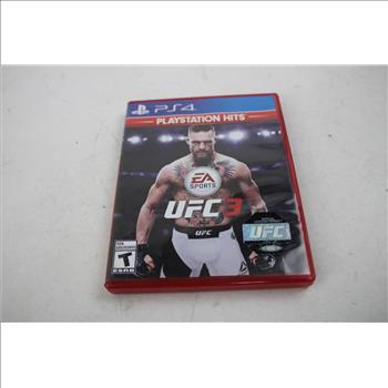 Playstation Controllers, 2 Pieces And UFC 3 Game