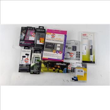 PNY 32 GB Micro SD Card And Adapter And More, 9 Pieces
