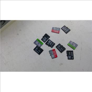 PNY And More MicroSDHC Card Bulk Lot, 10 Pieces