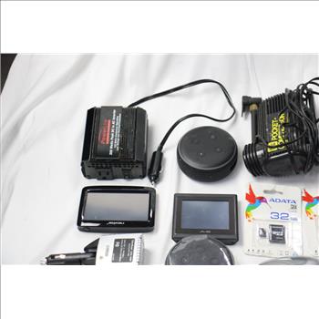 Pocket Compressor, Nextar GPS Screen, Microsoft Computer Mouse, And More, 5+ Pieces