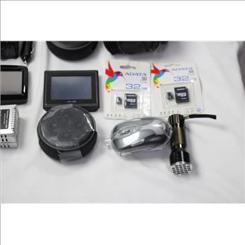 Pocket Compressor, Nextar GPS Screen, Microsoft Computer Mouse, And More, 5+ Pieces