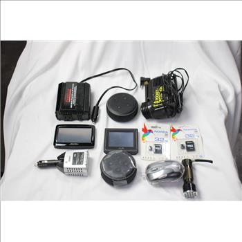 Pocket Compressor, Nextar GPS Screen, Microsoft Computer Mouse, And More, 5+ Pieces