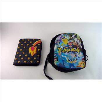 Pokemon Backpack With Pokemon And Yugioh Cards, 100+ Pieces