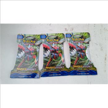 Pokemon Breakpoint Booster Packs 3  Pieces