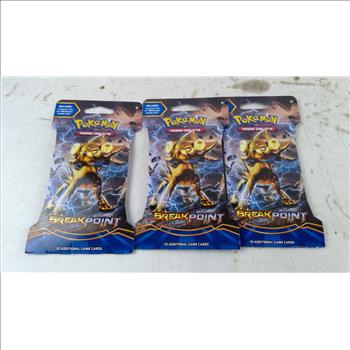 Pokemon Breakpoint Booster Packs 3  Pieces