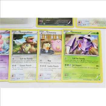 Pokemon Card Mini Binder/Album W/10 Pokemon Trading Cards