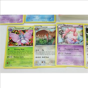 Pokemon Card Mini Binder/Album W/10 Pokemon Trading Cards