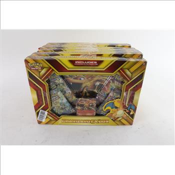 Pokemon Charizard EX Box And Other Card Boxes, 7 Pieces