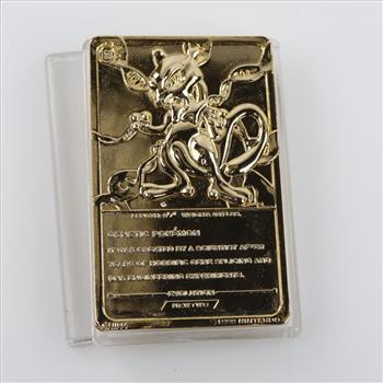 Pokemon Edition 1999 MewTwo Trading Card W/ COA