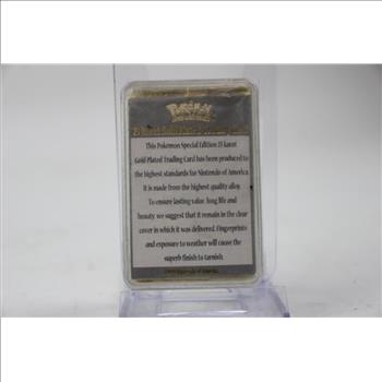 Pokemon Special Edition 23 Karat Gold-Plated Trading Card