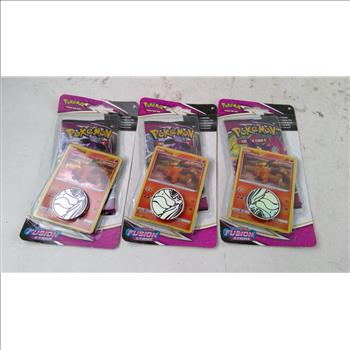 Pokemon Sword & Sheild Fusion Strike Boost Packs 3 Pieces