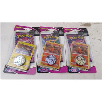 Pokemon Sword & Sheild Fusion Strike Boost Packs 3 Pieces