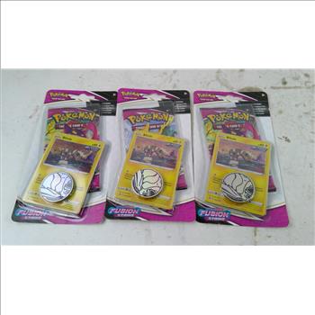 Pokemon Sword & Sheild Fusion Strike Boost Packs 3 Pieces